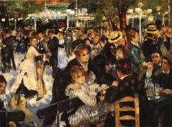 Auguste renoir Ball at the Moulin de la Galette